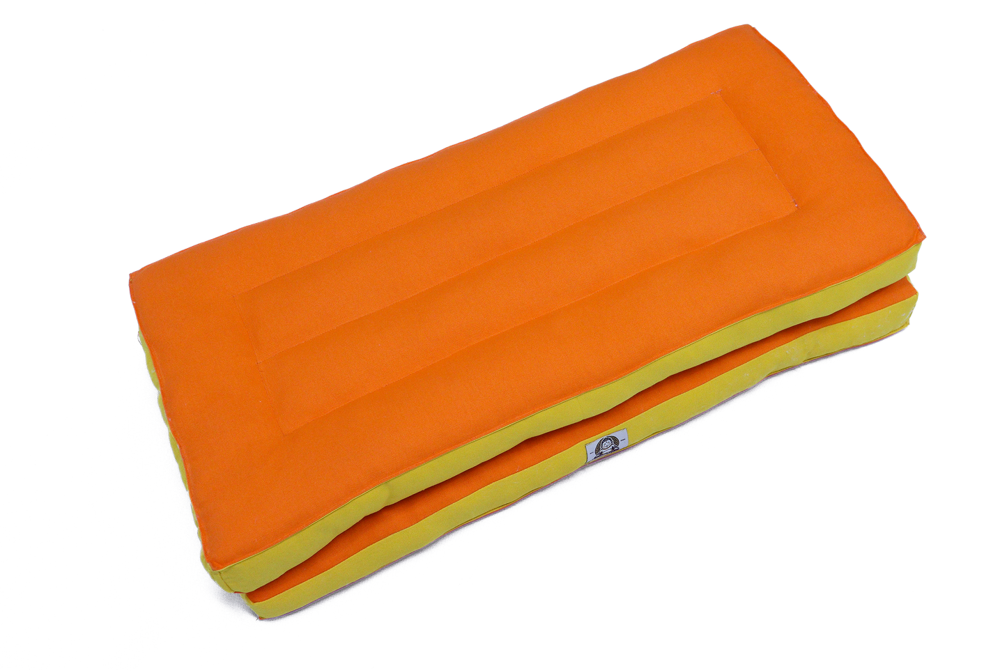 Orange Meditation Cushion & Zabuton Mat Set