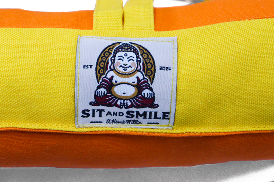 Orange Meditation Cushion