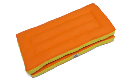 Orange Meditation Cushion & Zabuton Mat Set