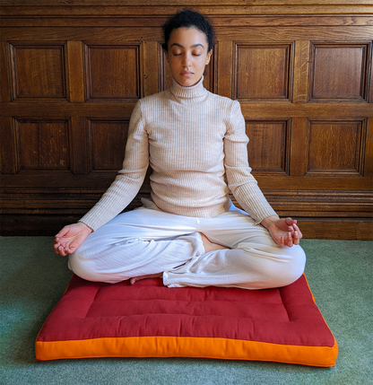 Red Meditation Cushion