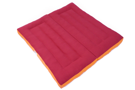 Red Zabuton Meditation Mat